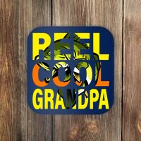 Reel Cool Grandpa Coaster