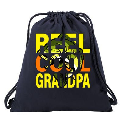 Reel Cool Grandpa Drawstring Bag