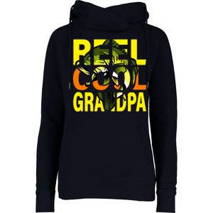 Reel Cool Grandpa Womens Funnel Neck Pullover Hood