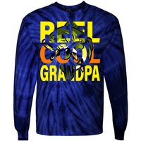 Reel Cool Grandpa Tie-Dye Long Sleeve Shirt