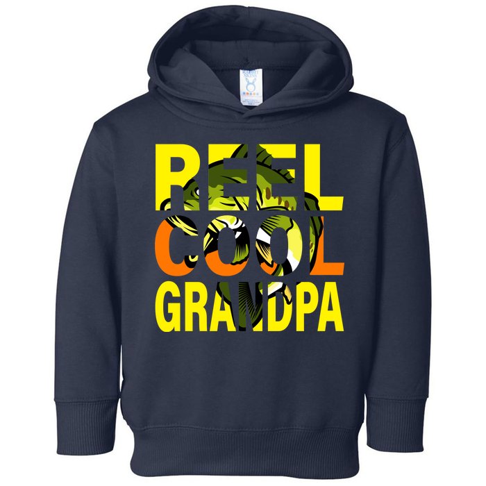 Reel Cool Grandpa Toddler Hoodie