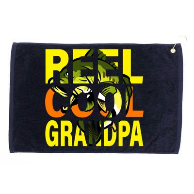 Reel Cool Grandpa Grommeted Golf Towel