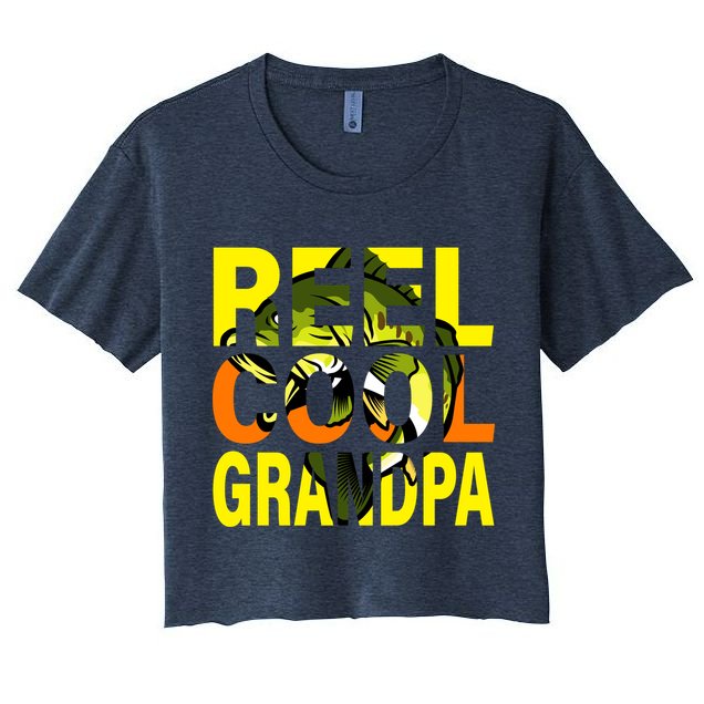 Reel Cool Grandpa Crop Top