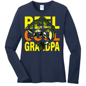 Reel Cool Grandpa Ladies Long Sleeve Shirt