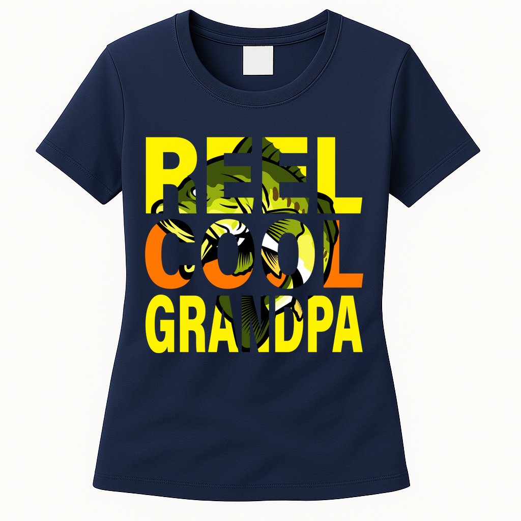 Reel Cool Grandpa Womens T-Shirt