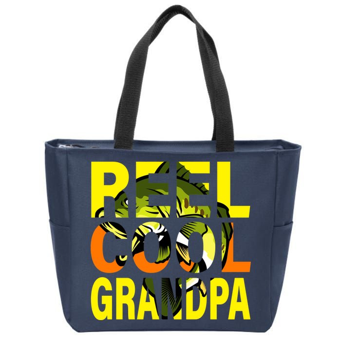 Reel Cool Grandpa Zip Tote Bag