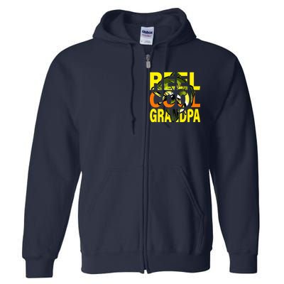 Reel Cool Grandpa Full Zip Hoodie