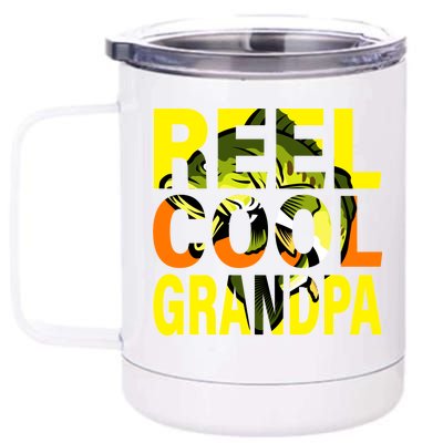 Reel Cool Grandpa 12 oz Stainless Steel Tumbler Cup