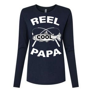 Reel Cool Papa Womens Cotton Relaxed Long Sleeve T-Shirt