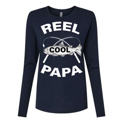 Reel Cool Papa Womens Cotton Relaxed Long Sleeve T-Shirt