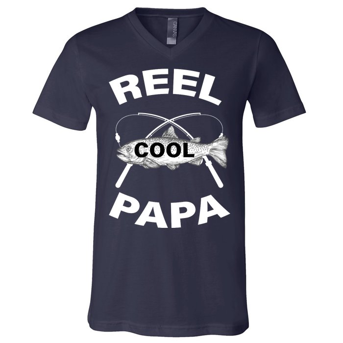 Reel Cool Papa V-Neck T-Shirt