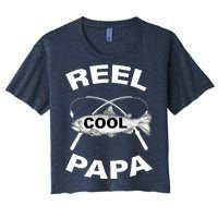 Reel Cool Papa Women's Crop Top Tee