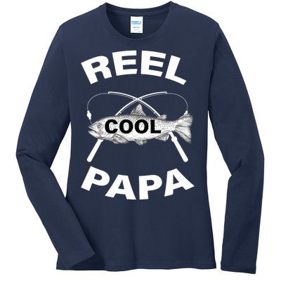 Reel Cool Papa Ladies Long Sleeve Shirt