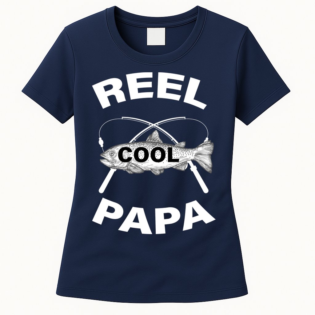 Reel Cool Papa Womens T-Shirt
