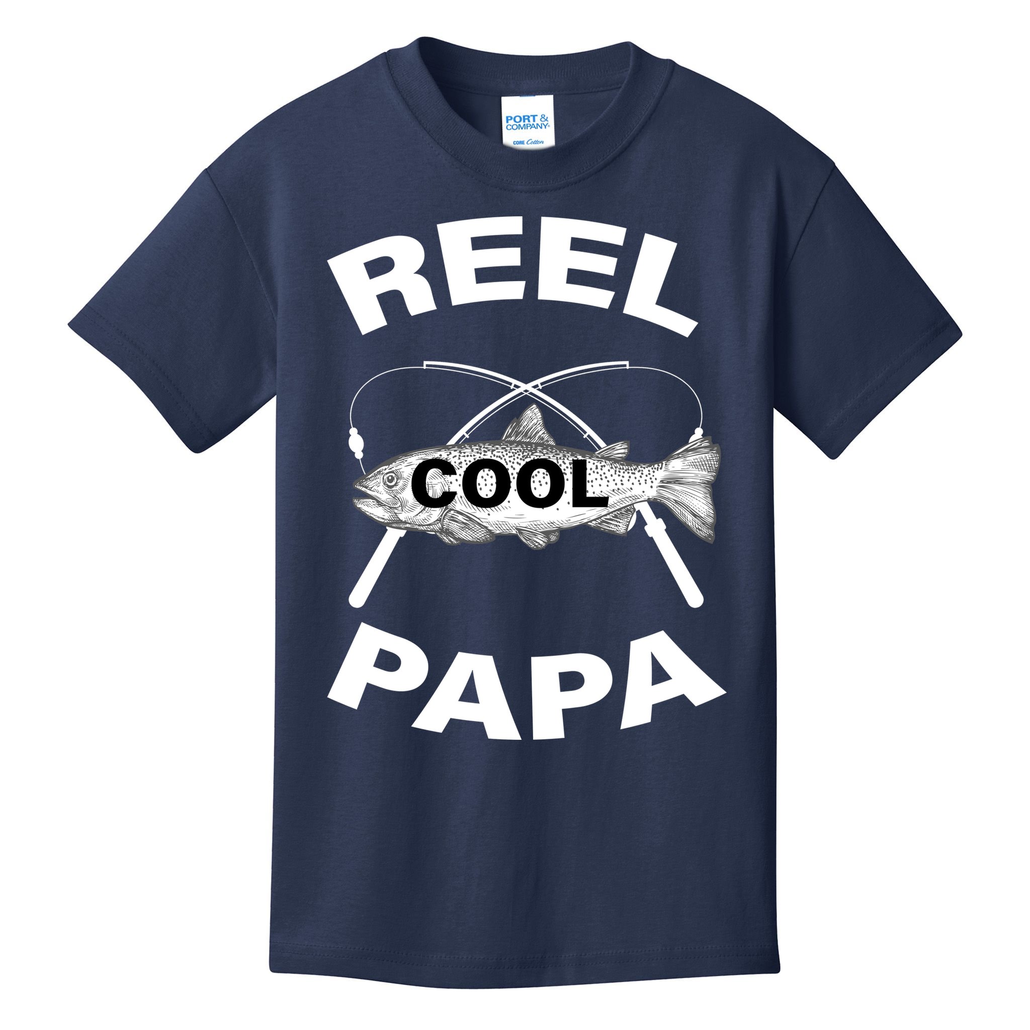 Reel Cool Papa Kids T-Shirt