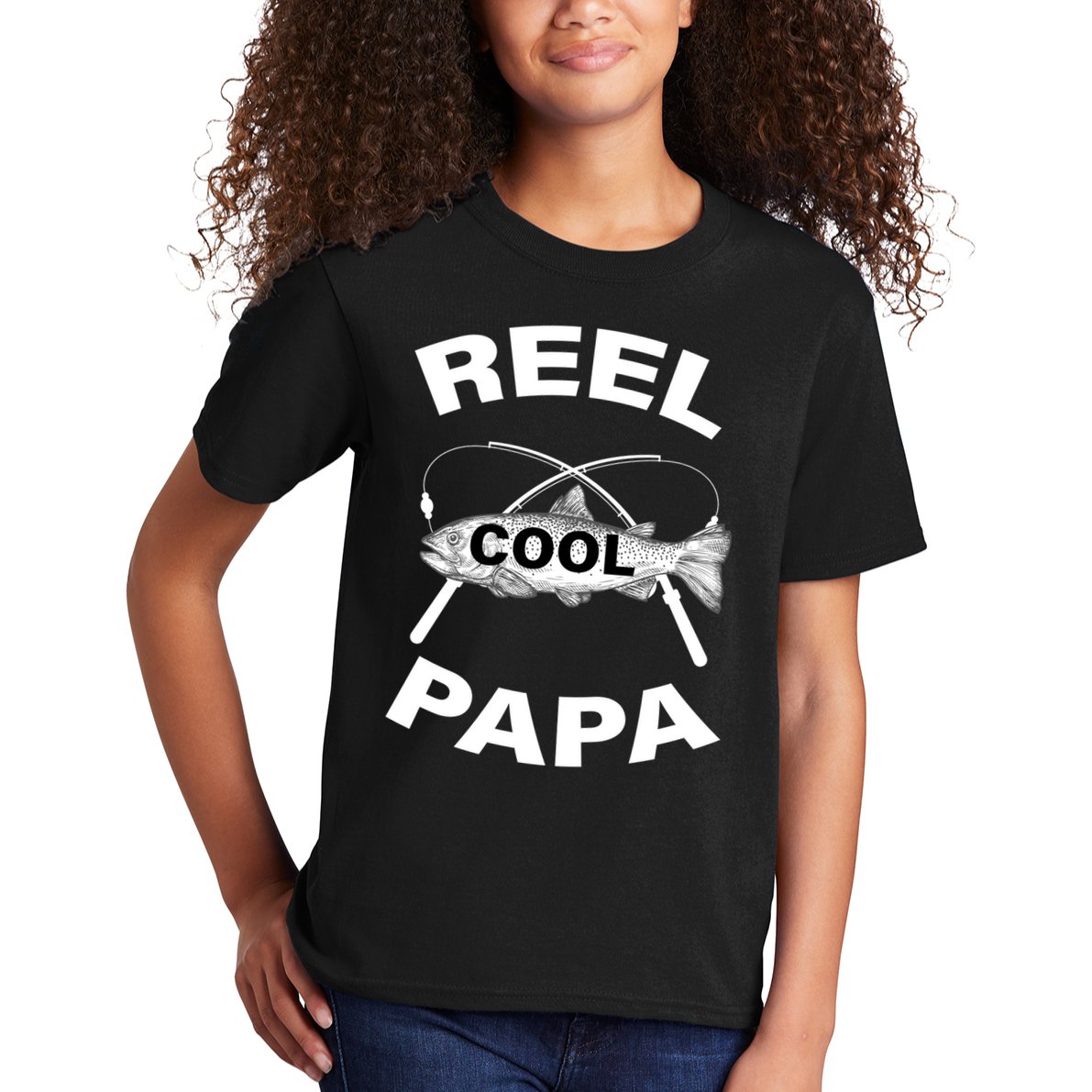 Reel Cool Papa Kids T-Shirt