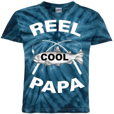 Reel Cool Papa Kids Tie-Dye T-Shirt