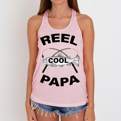 Reel Cool Papa Women's Knotted Racerback Tank