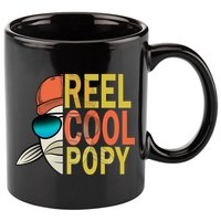 Reel Cool Popy 11oz C Handle Ceramic Mug