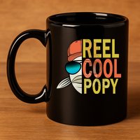 Reel Cool Popy 11oz C Handle Ceramic Mug