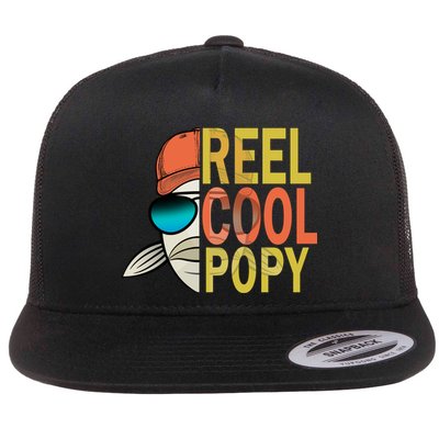 Reel Cool Popy Flat Bill Trucker Hat