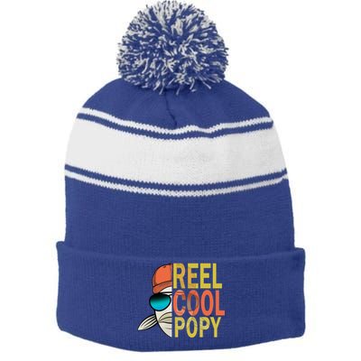 Reel Cool Popy Stripe Pom Pom Beanie