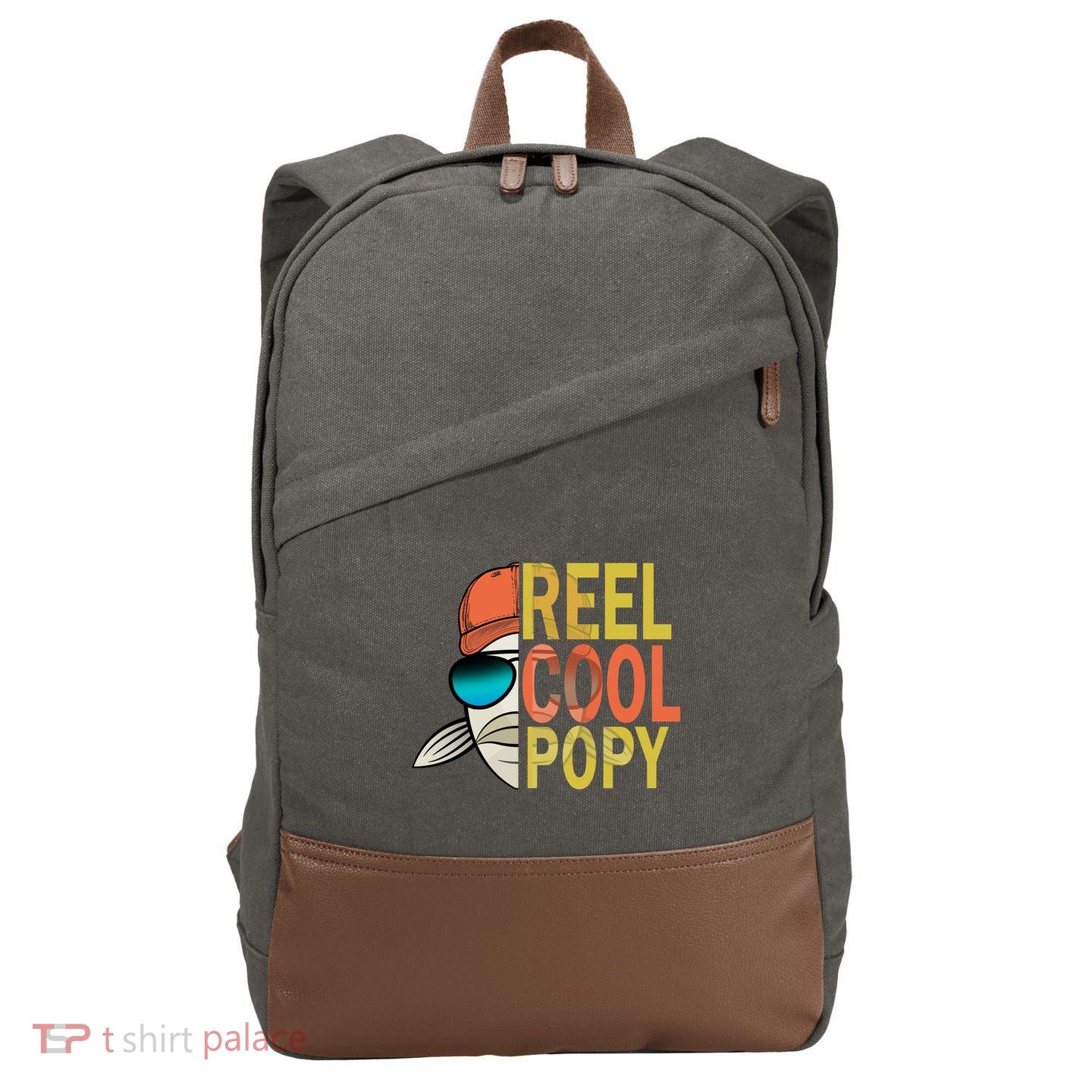 Reel Cool Popy Cotton Canvas Backpack