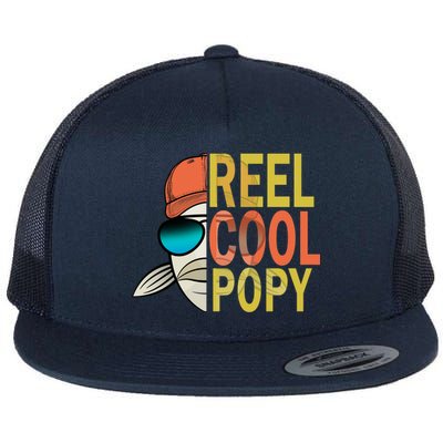 Reel Cool Popy Flat Bill Trucker Hat