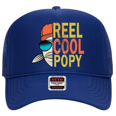 Reel Cool Popy High Crown Mesh Back Trucker Hat