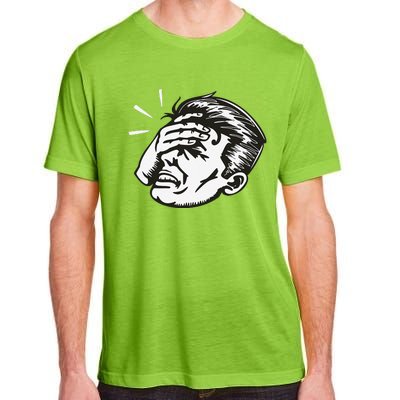 Retro Epic Fail Vintage Facepalm Adult ChromaSoft Performance T-Shirt