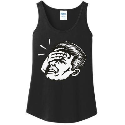 Retro Epic Fail Vintage Facepalm Ladies Essential Tank