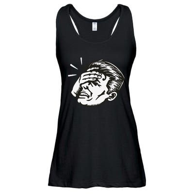 Retro Epic Fail Vintage Facepalm Ladies Essential Flowy Tank