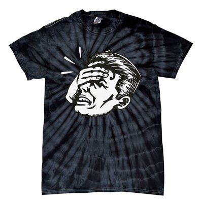 Retro Epic Fail Vintage Facepalm Tie-Dye T-Shirt