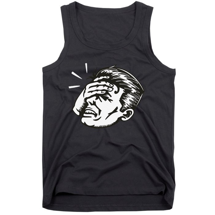 Retro Epic Fail Vintage Facepalm Tank Top