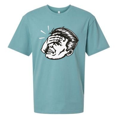 Retro Epic Fail Vintage Facepalm Sueded Cloud Jersey T-Shirt