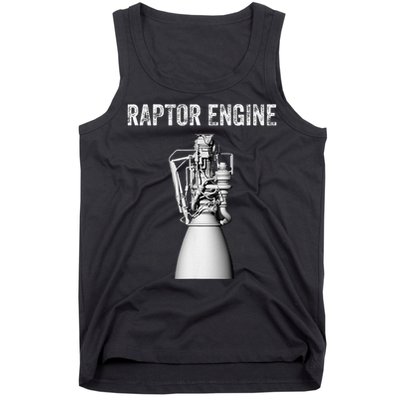 Raptor Engine For Space Explorer  Rocket Scientist Tank Top