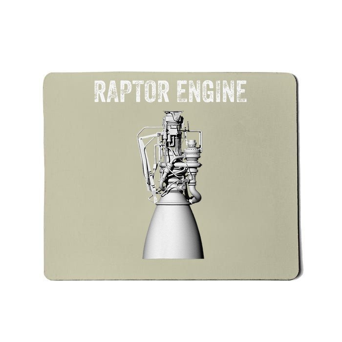 Raptor Engine For Space Explorer  Rocket Scientist Mousepad