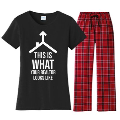 Realtor Estate Funny Gifts Women's Flannel Pajama Set