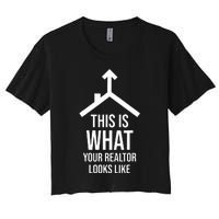 Realtor Estate Funny Gifts Women's Crop Top Tee