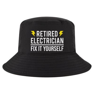 Retired Electrician Fix It Yourself Cool Comfort Performance Bucket Hat