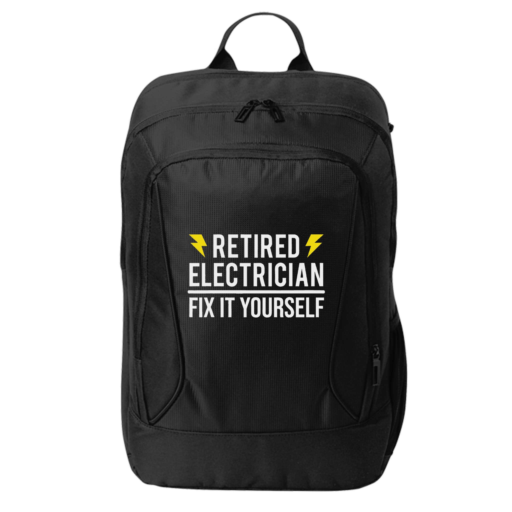 Retired Electrician Fix It Yourself City Backpack