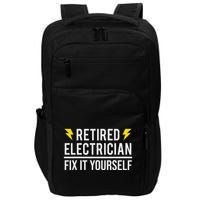 Retired Electrician Fix It Yourself Impact Tech Backpack