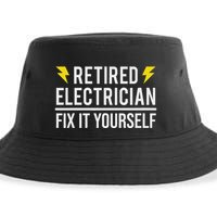 Retired Electrician Fix It Yourself Sustainable Bucket Hat