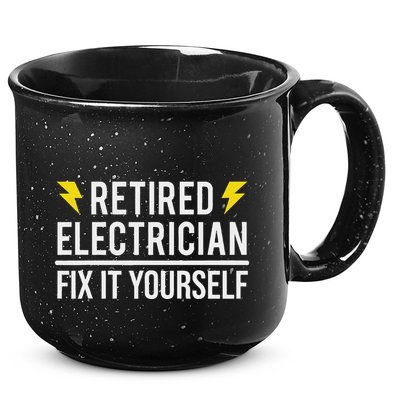 Retired Electrician Fix It Yourself 15oz Campfire Ceramic Mug