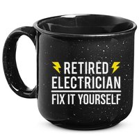Retired Electrician Fix It Yourself 15oz Campfire Ceramic Mug