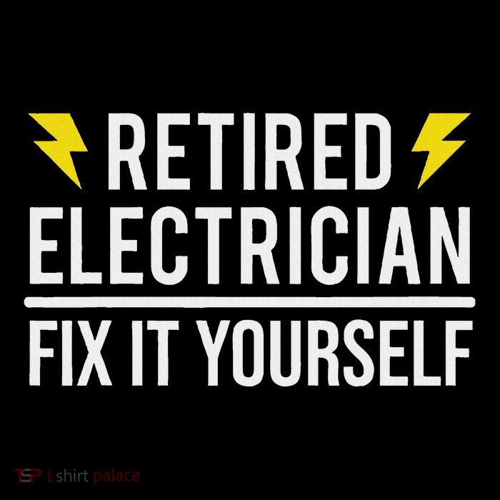 Retired Electrician Fix It Yourself Flatbill Hat