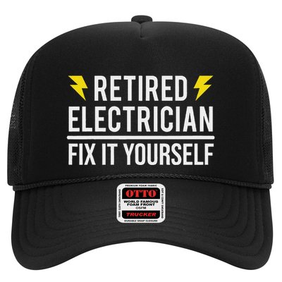 Retired Electrician Fix It Yourself Trucker Hat
