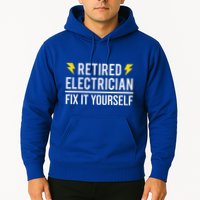 Retired Electrician Fix It Yourself Hoodie