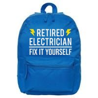 Retired Electrician Fix It Yourself 16 in Basic Backpack