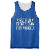 Retired Electrician Fix It Yourself Mesh Reversible Basketball Jersey Tank